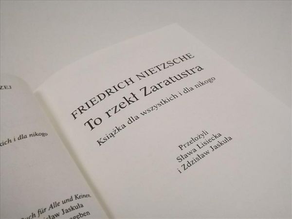 To rzekł Zaratustra