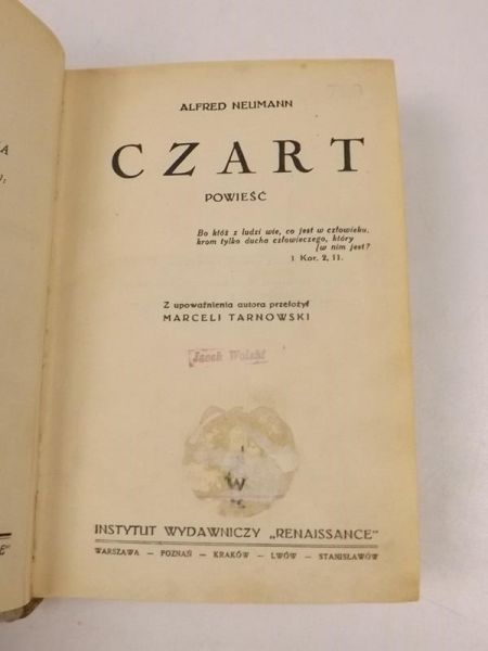 Czart, 1930 r.
