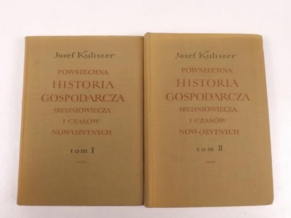 Powszechna historia gospodarcza, t. I - II