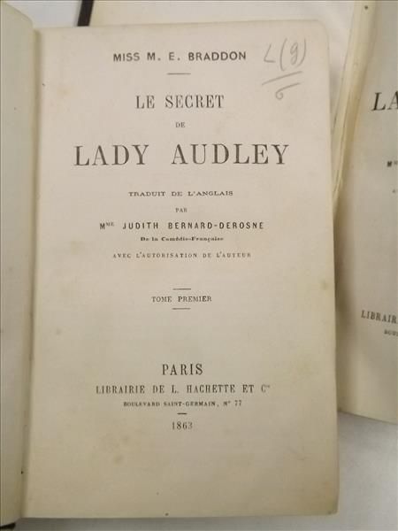 Braddon M. - Le Secret de Lady Audley, t.I-II, 1863 r.