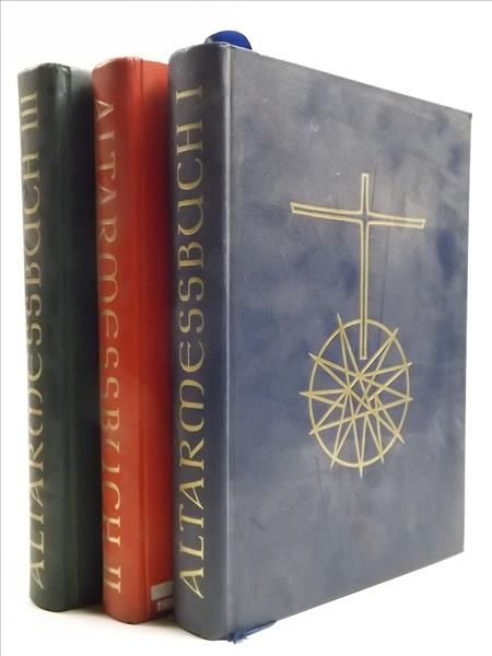 Lateinish-Deutsches Altar Messbuch. Band I-III