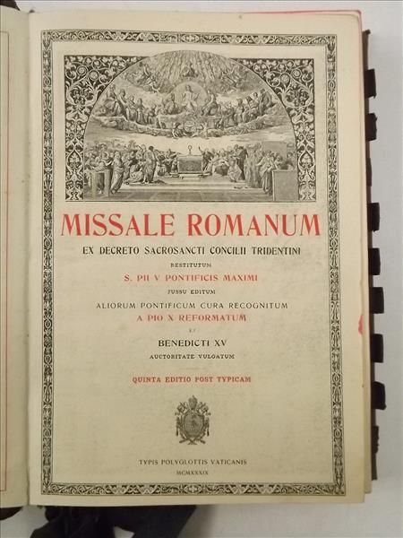 Missale Romanum Ex Decreto Sacrosancti Concilii Tridentini, 1939 r.