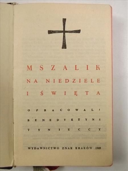 Mszalnik na niedzielę i święta