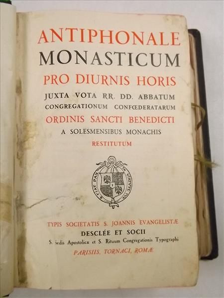 Antiphonale Monasticum Pro Diurnis Horis, ok. 1934 r.