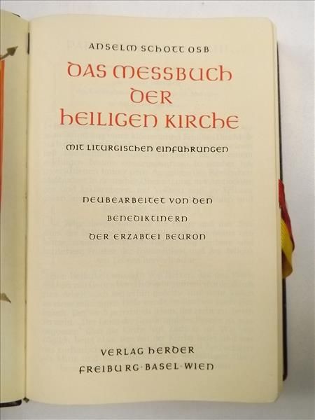 Das Messbuch Der Heiligen Kirche