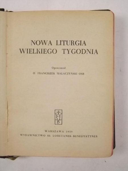 Nowa liturgia Wielkiego Tygodnia