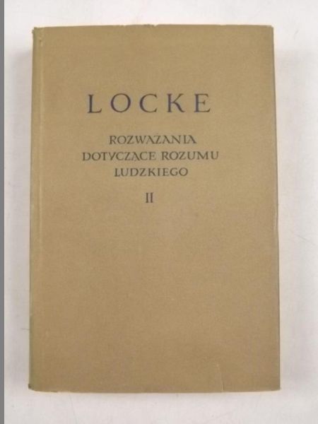 Rozważania dotyczące rozumu ludzkiego, Tom II, BKF