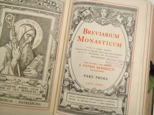 Breviarium Monasticum, 1930 r.