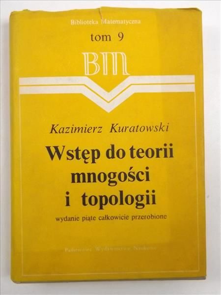 Wstęp do teorii mnogości i topologii, t.9