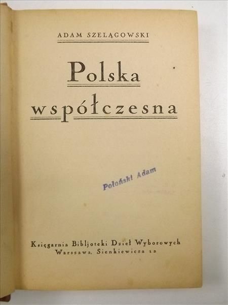 Polska współczesna, ok. 1925 r.