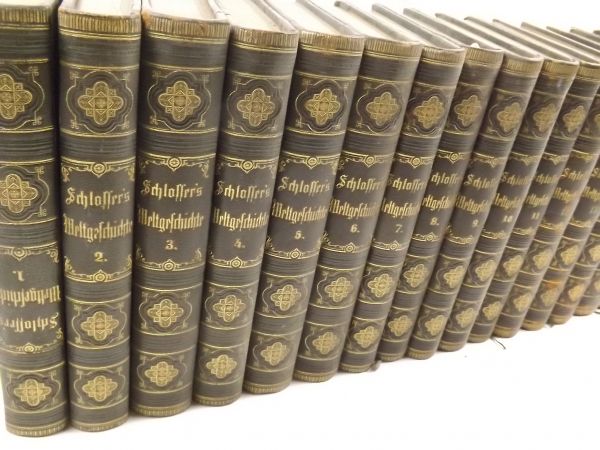 Fr. Chr. Schlosser's Weltgeschichte fur das Deutsche Volk, 18 tomów, 1870 r.