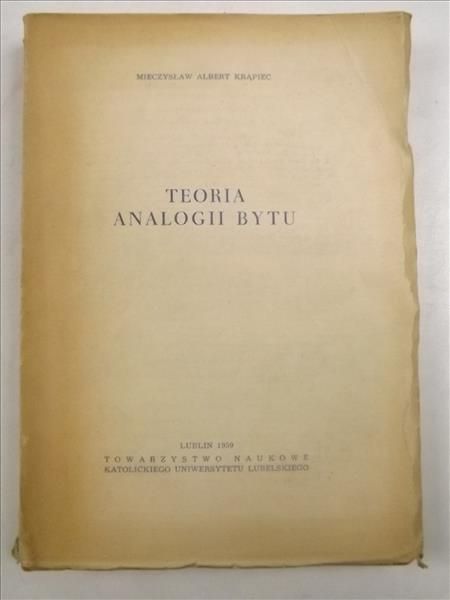 Teoria analogii bytu
