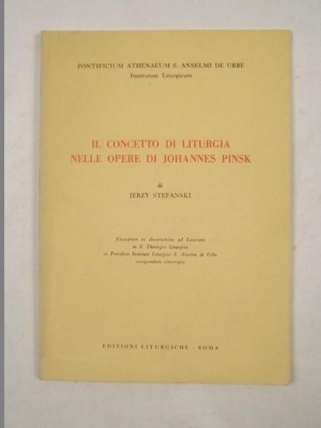 Il concetto di liturgia nelle opere di Johannes Pinsk