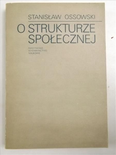 O strukturze społecznej