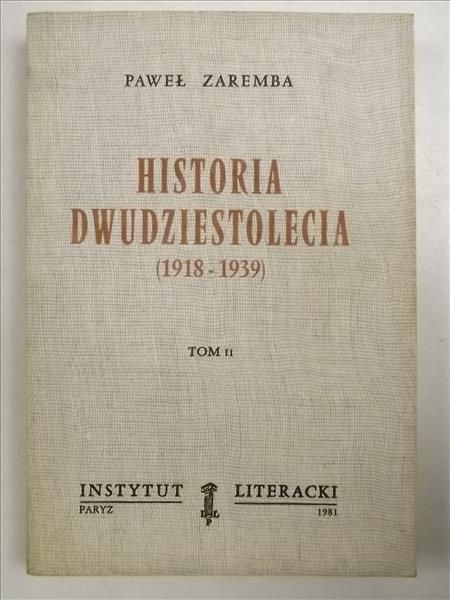 Historia dwudziestolecia (1918 - 1939)