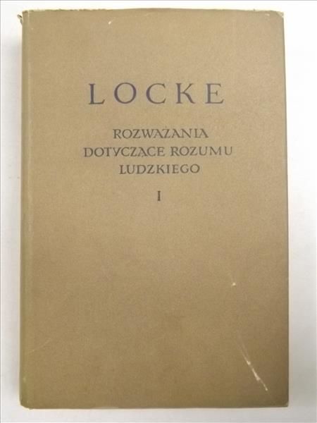 Rozważania dotyczące rozumu ludzkiego, Tom I, BKF