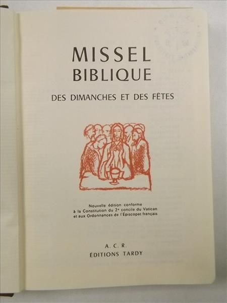 Missel Biblique des Dimanches et des Fêtes