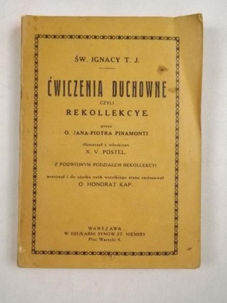 Ćwiczenia duchowe czyli rekollekcje, 1906 r.