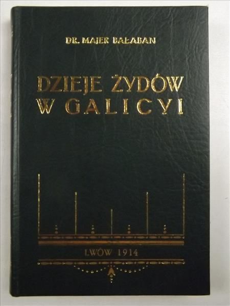 Dzieje Żydów w Galicyi, Reprint z 1914 r.