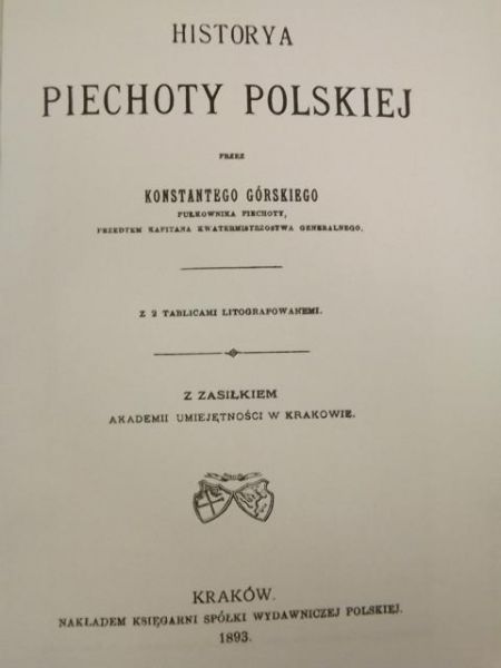 Historya Jazdy Polskiej, reprint 1893 r.