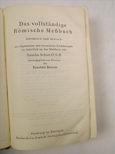 Das vollstandige Romische Mesbuch, 1941 r.