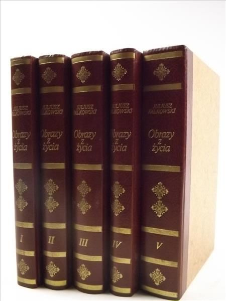 Obrazy z życia kilku ostatnich pokoleń w Polsce Tom I - V, reprint z 1877 r.