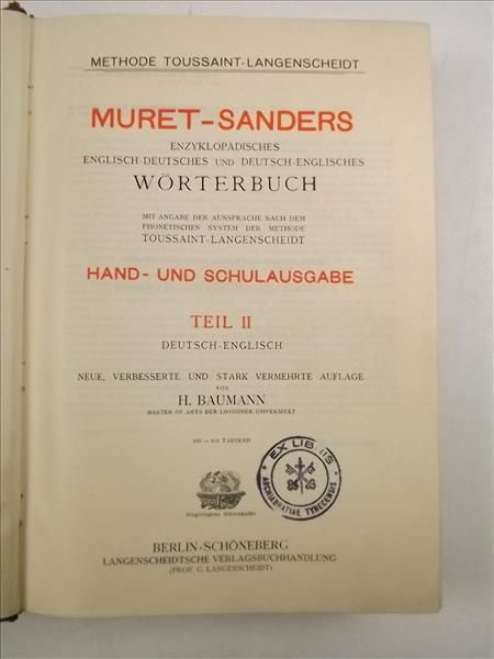 Klatt Edmund - Muret-Sanders, 1910 r.