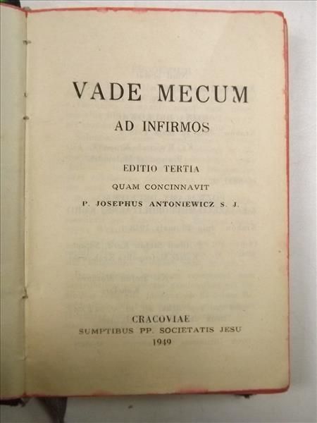 (tłum.) - Vade Mecum. Ad Infirmos, 1949 r.