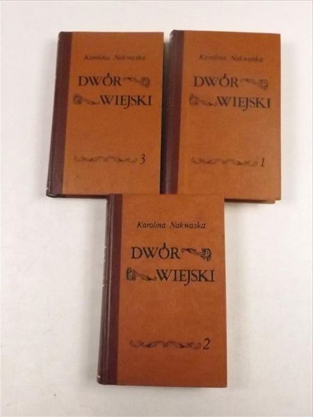 Dwór wiejski, Tom I -III, reprint z 1857 r.