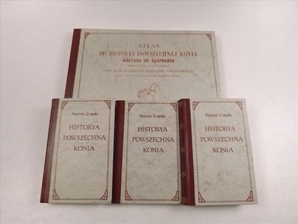 Historya powszechna konia + Atlas, reprint z 1874 r.