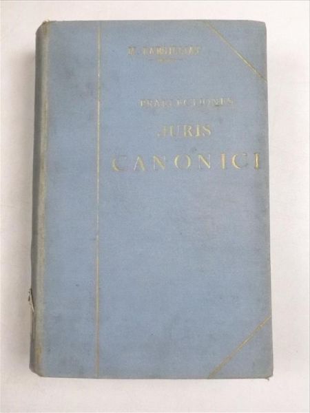 Bargillat M. - Paralectiones Juris Canonici Tom II, 1899 r.