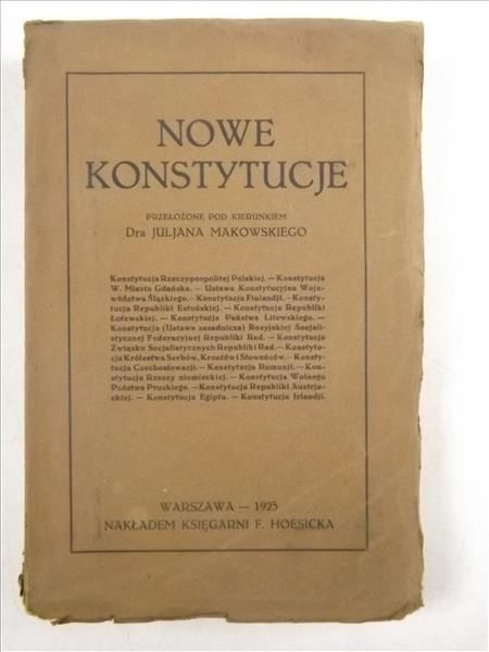 Nowe konstytucje, 1925 r.