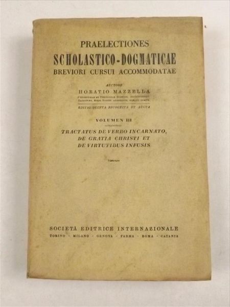 Mazzella Horato - Scholastico-Dogmaticae, 1944 r.