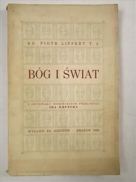 Bóg i świat, 1934 r.