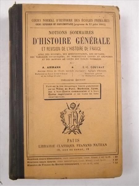 D'Histoire Generale, 1906 r.