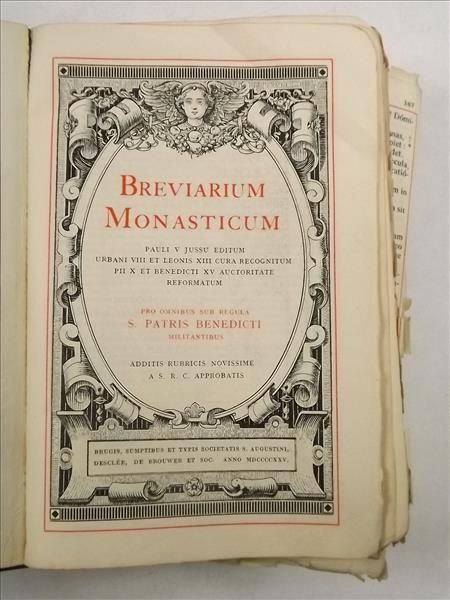 Breviarum Monastocum, 1925 r.