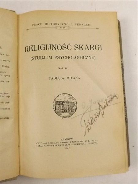 Mitana Tadeusz - Religijność skargi, 1922 r.
