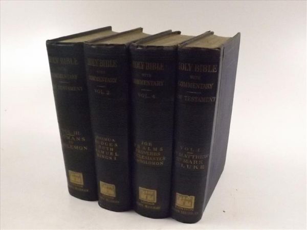 The Holy Bible, tom I  IV, ok. 1872 r.