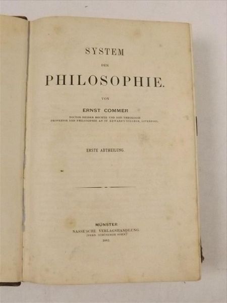 System der Philosophie, 1883 r.
