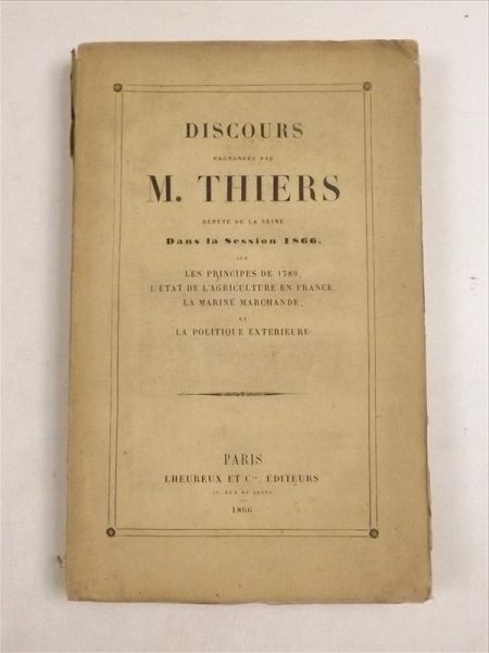Discours Prononcec Par, 1866 r.
