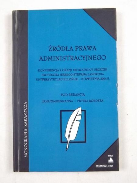 Źródła prawa administracyjnego