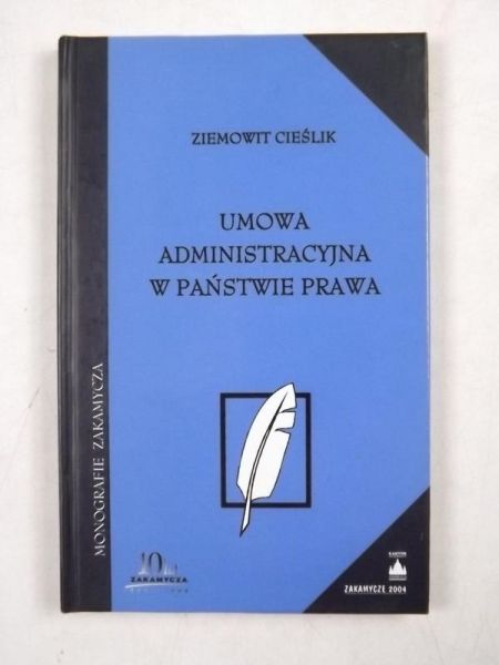 Umowa administracyjna w państwie prawa