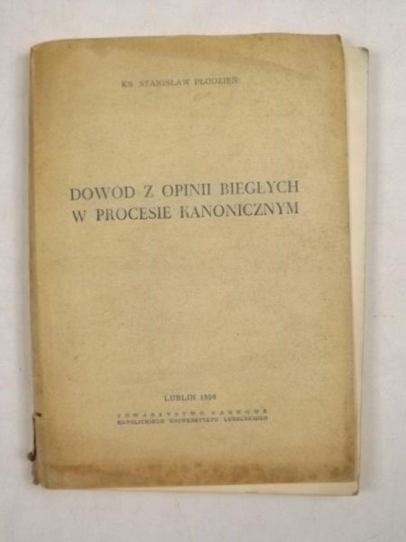 Dowód z opinii biegłych w procesie kanonicznym