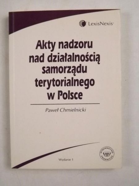 Akty nadzoru nad działalnością samorządu terytorialnego w Polsce