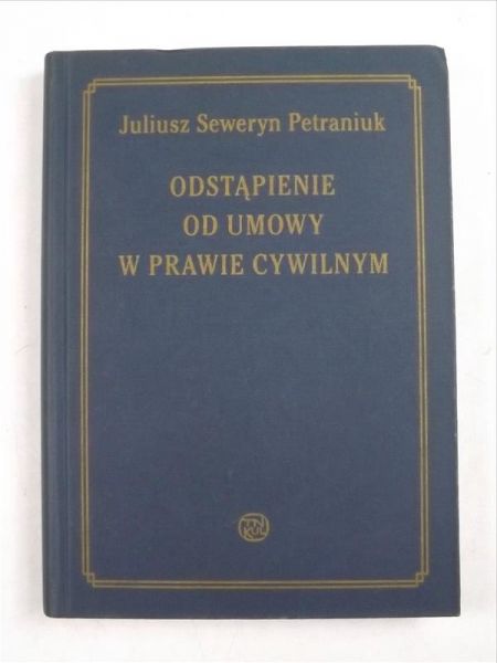 Odstąpienie od umowy w prawie cywilnym