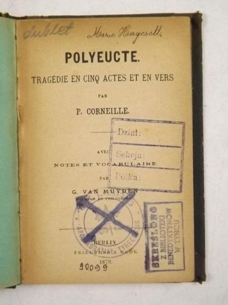 Polyeucte, 1879 r.