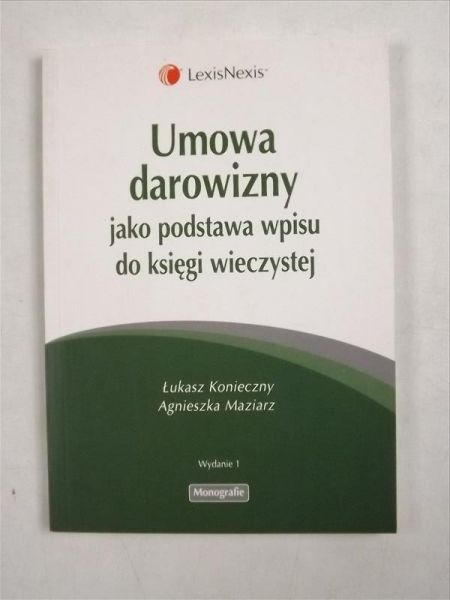 Umowa darowizny jako podstawa wpisu do księgi wieczystej