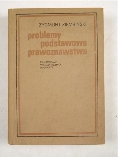 Problemy podstawowe prawoznawstwa