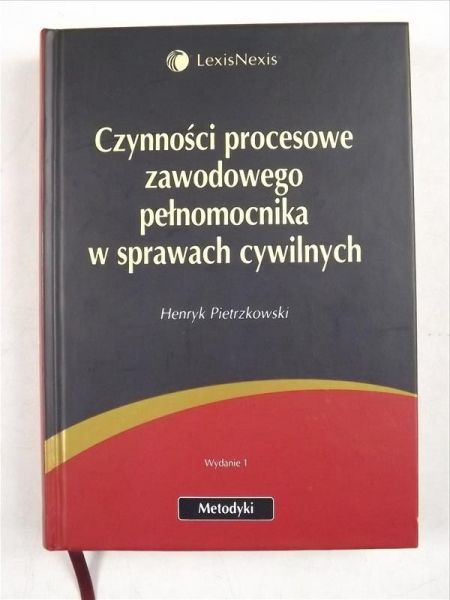 Czynności procesowe zawodowego pełnomocnika w sprawach cywilnych