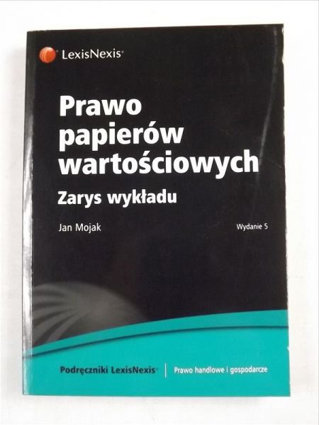 Prawo papierów wartościowych : Zarys wykładu